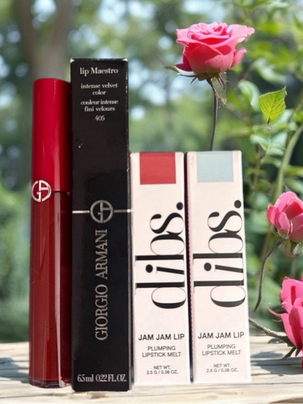 Giorgio Armani Lip Maestro Intense Velvet Color Sultan w2 DIBs jam jam lip color